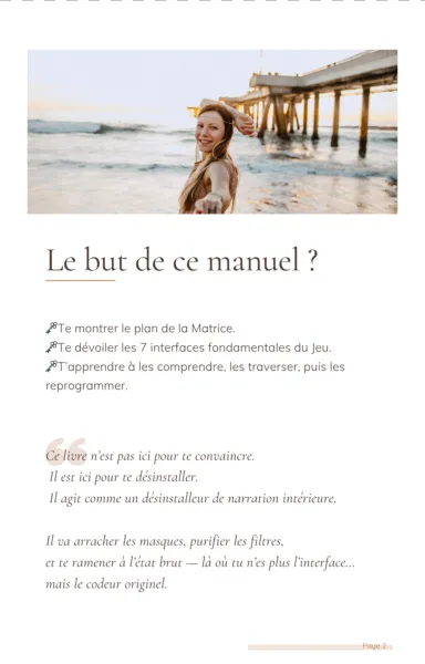 L'Axe Vivant - Le Manuel qui brise la Matrice Intérieure : Le Grand Jeu d’Interface — Édition papier Limitée 🌟 – Image 3